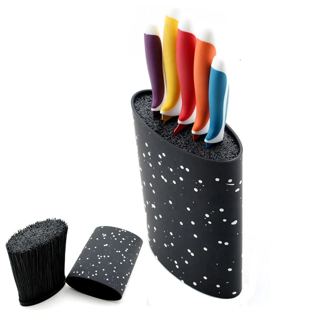 Oval PP Free Insert Holder Kitchen Knife Stand Tool Holder Oval Plastic Free Inserting Knife Block Kitchen Supplies
Oval PP Free Insert Holder Kitchen Knife Stand Tool Holder Oval Plastic Free Inserting Knife Block Kitchen Supplies