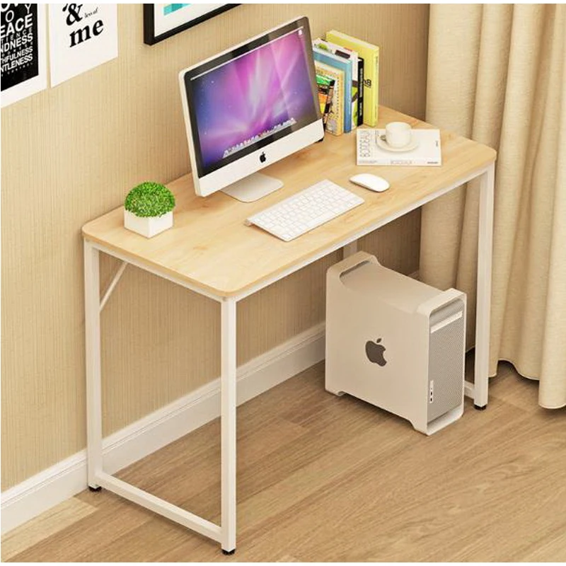 Image 250608 Computer desk   desktop home modern simple desk   laptop   simple writing book table Lazy bed with laptop desk