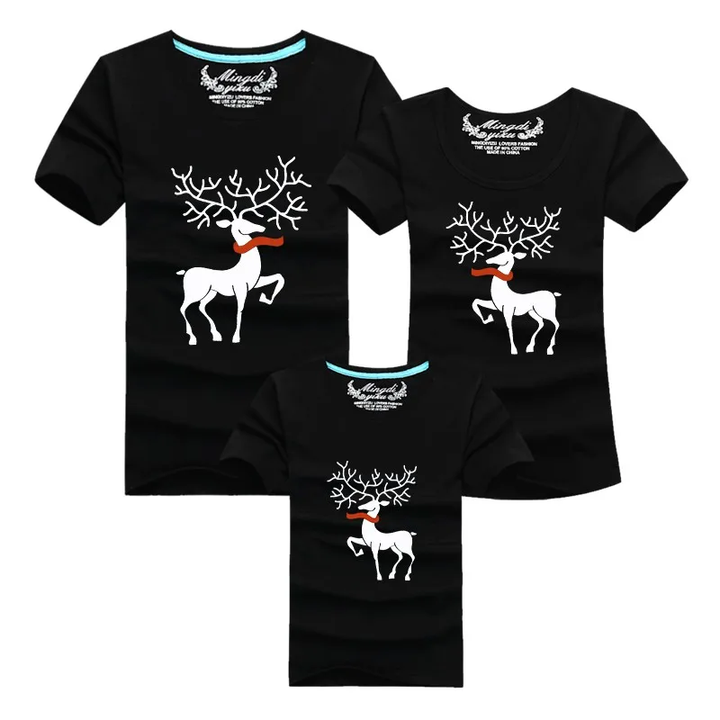 2017 Christmas Family Matching Outfits T-shirt Mother Father Baby Short Sleeve Milu Deer Matching Family Clothes
2017 Christmas Family Matching Outfits T-shirt Mother Father Baby Short Sleeve Milu Deer Matching Family Clothes