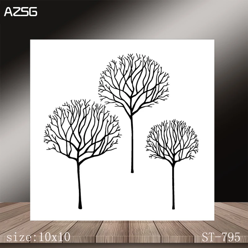 AZSG Three Small Trees Clear Stamps/Stamp/For Scrapooking/Card Making/Silicone Stamps/Decoration Crafts
AZSG Three Small Trees Clear Stamps/Stamp/For Scrapooking/Card Making/Silicone Stamps/Decoration Crafts