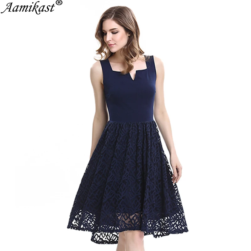 Aamikast V-neck Summer Elegant Vintage Lace Dresses Bandage Fit And Flare Patchwork Party Wear Work Casual Dresses Plus Size
Aamikast V-neck Summer Elegant Vintage Lace Dresses Bandage Fit And Flare Patchwork Party Wear Work Casual Dresses Plus Size