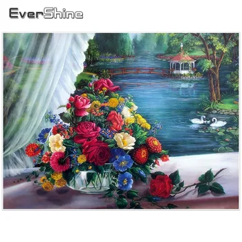 EverShine DIY Diamond Painting Full Drill Flower Pictures Of Rhinestones Diamond Mosaic Diamond Embroidery Flower Wall Decor
EverShine DIY Diamond Painting Full Drill Flower Pictures Of Rhinestones Diamond Mosaic Diamond Embroidery Flower Wall Decor