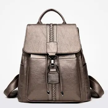 Women Vintage Leather Backpacks Ladies Female Backpacks For Girls Large Capacity Travel Shoulder School Bag 6491
Women Vintage Leather Backpacks Ladies Female Backpacks For Girls Large Capacity Travel Shoulder School Bag 6491