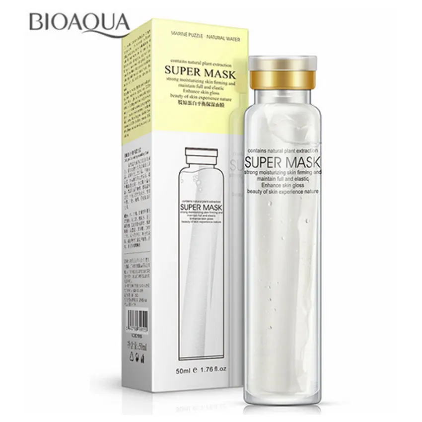 BIOAQUA Collagen Nourishing Mask Whitening Anti-Wrinkle Super Facial Mask Acne Treatment Skin Care Hyaluronic Acid Essentials
BIOAQUA Collagen Nourishing Mask Whitening Anti-Wrinkle Super Facial Mask Acne Treatment Skin Care Hyaluronic Acid Essentials