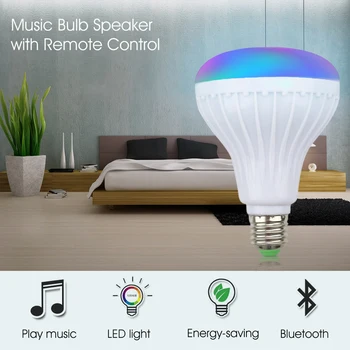 E27 Bluetooth Music Led Lightbulb Colorful Led Stage Smart Lightbulb Remote Control Music Bulb
E27 Bluetooth Music Led Lightbulb Colorful Led Stage Smart Lightbulb Remote Control Music Bulb