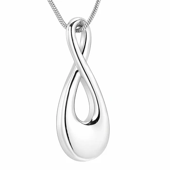 IJD10061 Stainless Steel Infinity Cremation Jewelry Necklace Hold Human/Pet Funeral Ashes Keepsake Memorial Urn Pendant
IJD10061 Stainless Steel Infinity Cremation Jewelry Necklace Hold Human/Pet Funeral Ashes Keepsake Memorial Urn Pendant