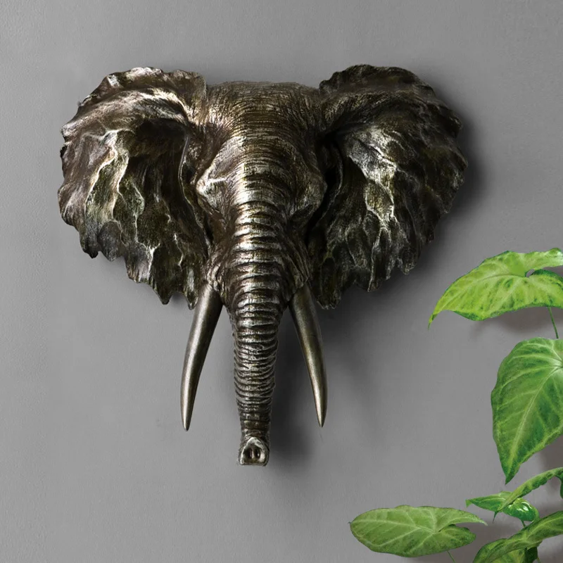 Southeast Asia three-dimensional resin elephant head wall hangings creative home decoration bar wall decoration
Southeast Asia three-dimensional resin elephant head wall hangings creative home decoration bar wall decoration