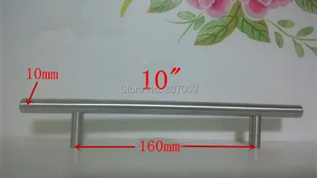 (Diameter 10mm,Length:250mm) 10" 25pcs/lot Furniture Hardware Kitchen Cabinet Handle, Bar Pull Handle Stainless Steel T Handles
(Diameter 10mm,Length:250mm) 10" 25pcs/lot Furniture Hardware Kitchen Cabinet Handle, Bar Pull Handle Stainless Steel T Handles