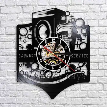 Laundry Service Bussiness Wall Art Decor Vinyl Record Wall Clock Watch Modern Design Wall Mounted Clocks For Laundry Room
Laundry Service Bussiness Wall Art Decor Vinyl Record Wall Clock Watch Modern Design Wall Mounted Clocks For Laundry Room