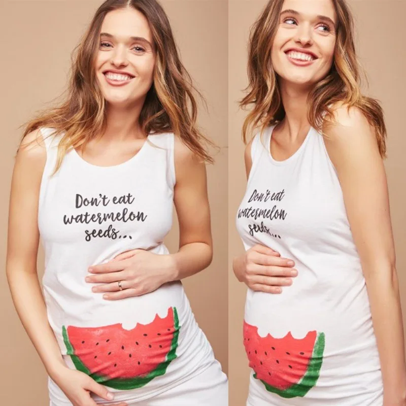 2020 Summer Pregnant women round collar sleeveless watermelon printed large size maternity clothes plus size women tshirt XX001
2020 Summer Pregnant women round collar sleeveless watermelon printed large size maternity clothes plus size women tshirt XX001