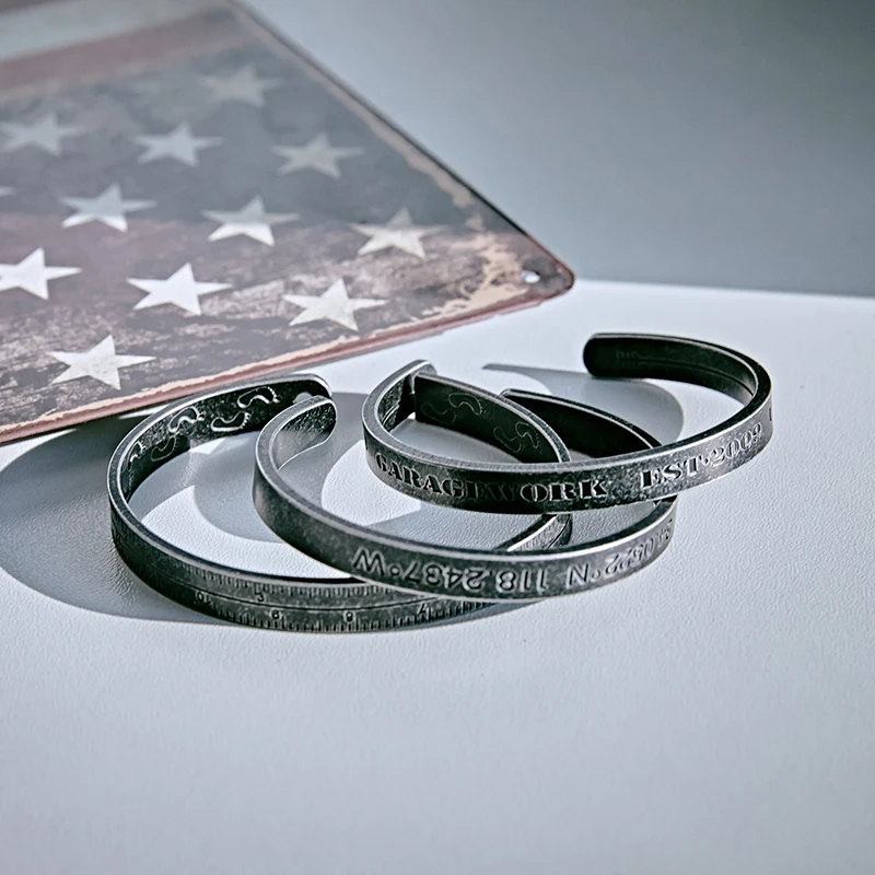 steel soldier stainless steel bangle men antique silver plated jewelry man unique bracelet
steel soldier stainless steel bangle men antique silver plated jewelry man unique bracelet