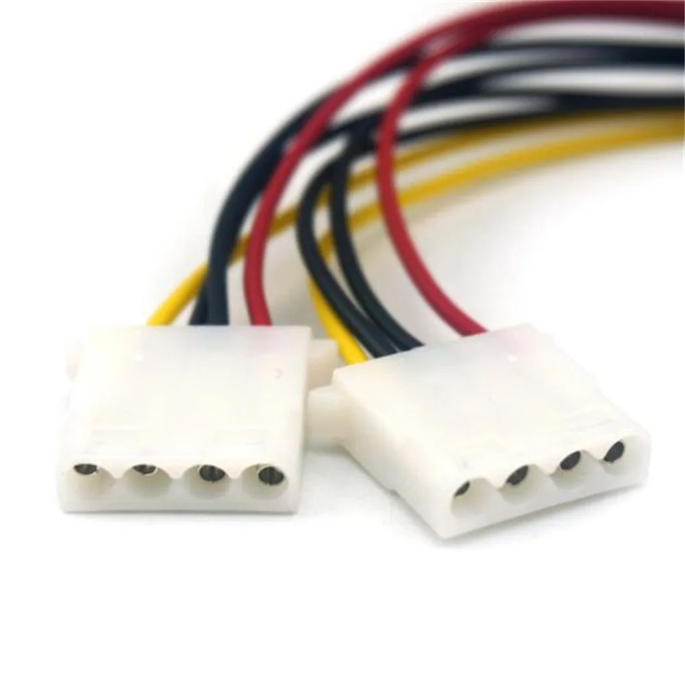 Кабель Сплиттер питания LP4 Molex 1 2 18 см сторонний 4 контактный блок подходит для