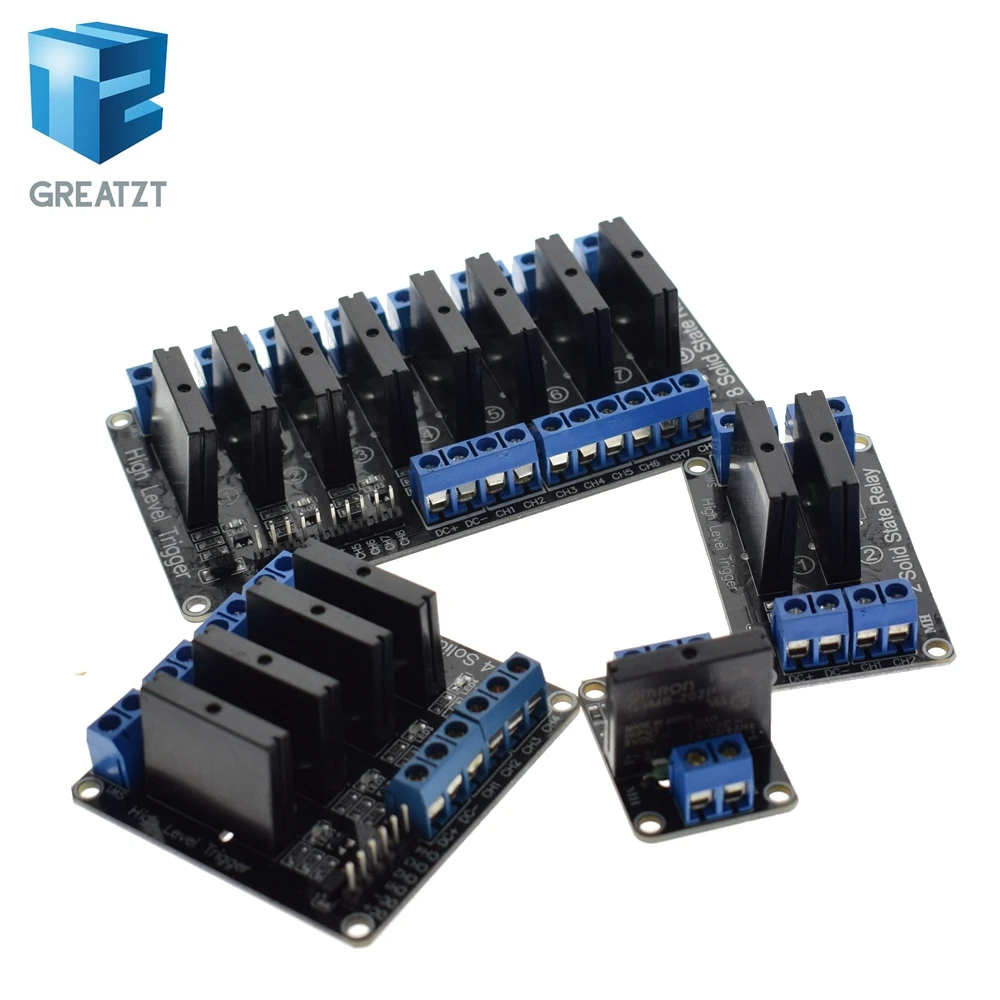 1pcs 1 2 4 8Channel 5V DC Relay Module Solid State High Level SSR AVR DSP for Arduino
1pcs 1 2 4 8Channel 5V DC Relay Module Solid State High Level SSR AVR DSP for Arduino