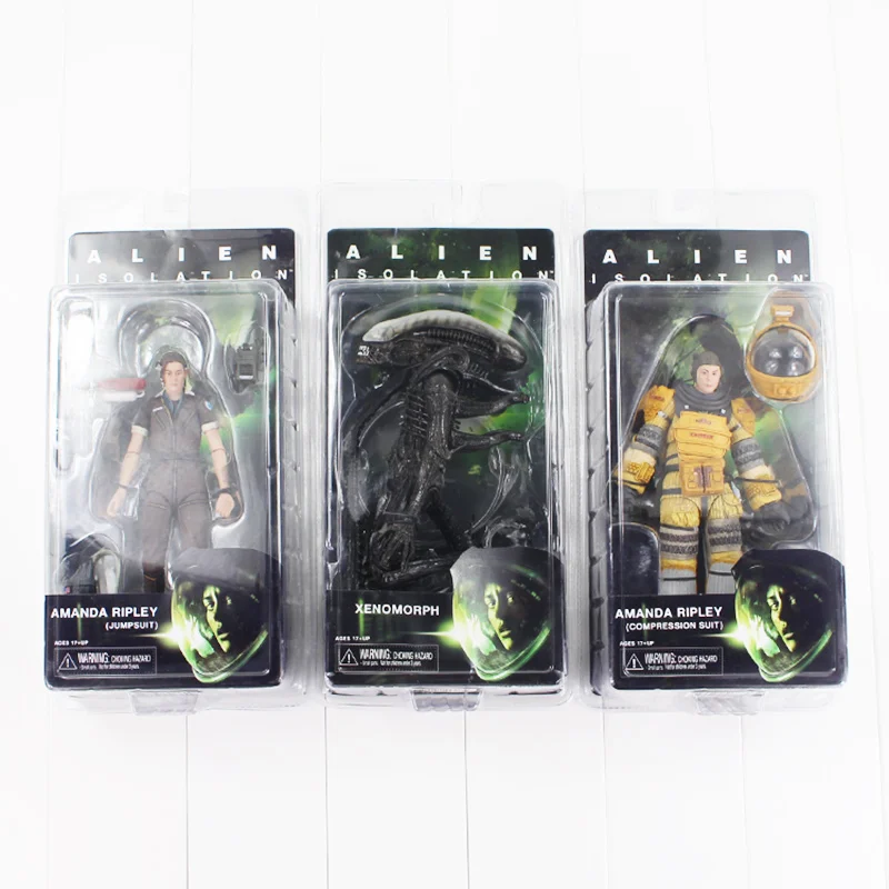 3 Styles NECA Alien Isolation Amanda Ripley Space Suit Jump Suit Xenomorph Sci-Fi Terror Movie Aliens Action Figure Toy With Box
3 Styles NECA Alien Isolation Amanda Ripley Space Suit Jump Suit Xenomorph Sci-Fi Terror Movie Aliens Action Figure Toy With Box
