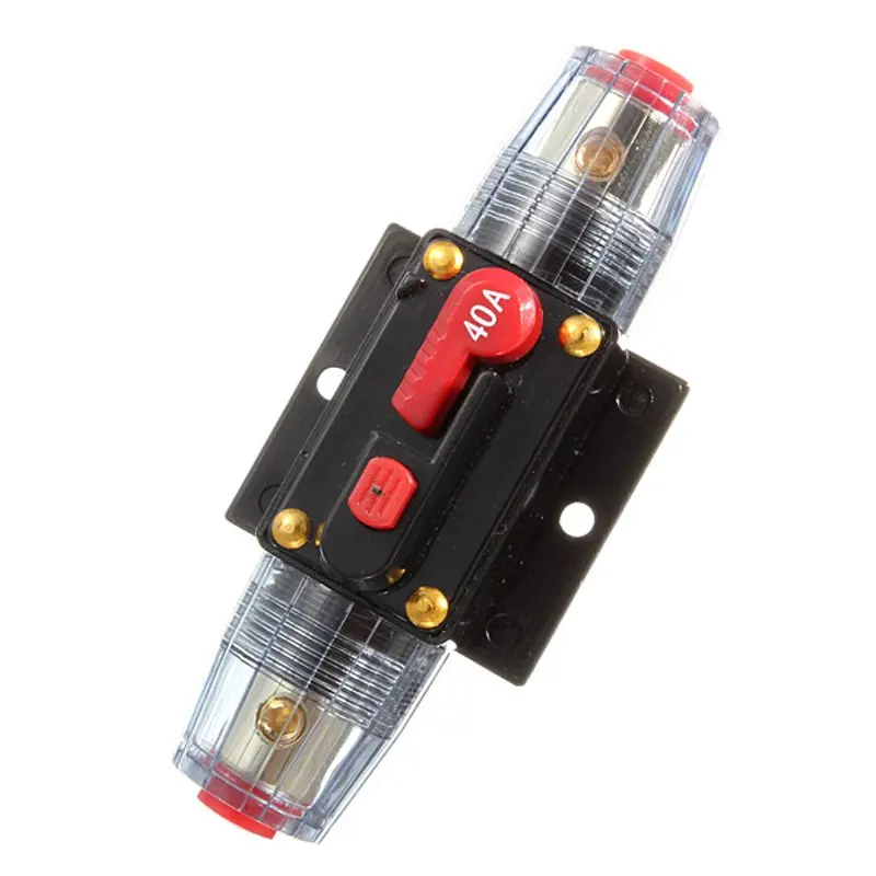 DC 12V/40A Car Stereo Audio Circuit Breaker Inline Fuse Protector Cutout 40AMP New
DC 12V/40A Car Stereo Audio Circuit Breaker Inline Fuse Protector Cutout 40AMP New
