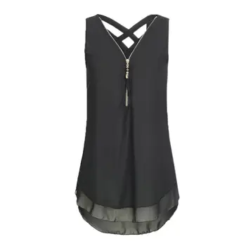 Women Back zipper cross strapless sleeveless top Loose Sleeveless Tank Top Cross Back Hem Layed Zipper V-Neck T Shirts Tops
Women Back zipper cross strapless sleeveless top Loose Sleeveless Tank Top Cross Back Hem Layed Zipper V-Neck T Shirts Tops