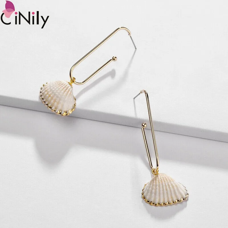 CiNily 2019 Ocean Series Vintage Shell Yellow Gold Jewelry Summer For Women Wedding Party Birthday Gift Earrings FH8919
CiNily 2019 Ocean Series Vintage Shell Yellow Gold Jewelry Summer For Women Wedding Party Birthday Gift Earrings FH8919
