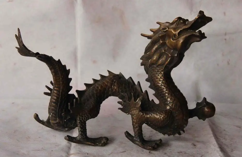 Chinese Bronze copper Fengshui Lucky Fly Water Dragon Hold Bead statuary Statue
Chinese Bronze copper Fengshui Lucky Fly Water Dragon Hold Bead statuary Statue