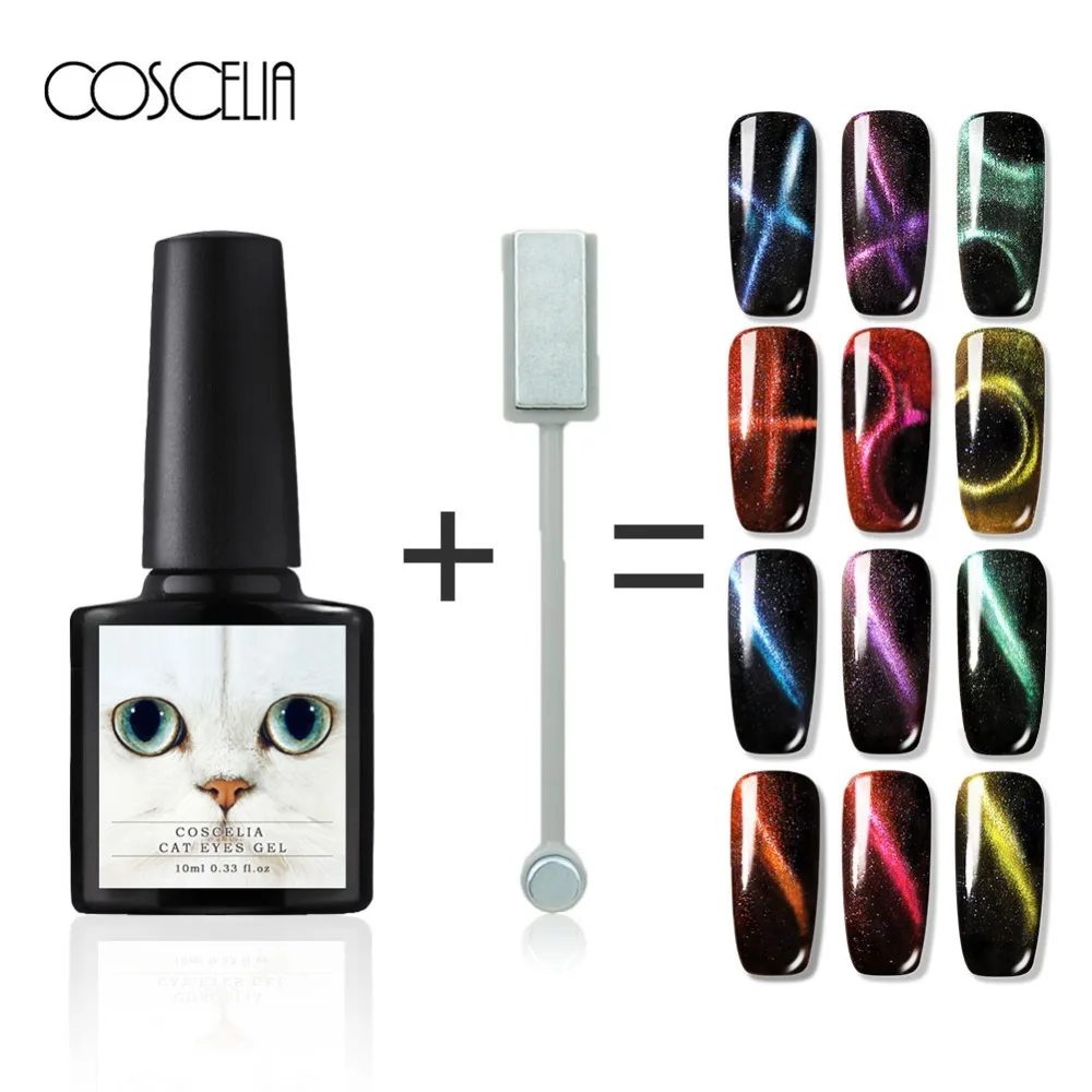 COSCELIA Magnet Gel Polish 3D Cat Eyes UV Nail Polish Soak Off Long Lasting Led Gel Nail Varnish Manicure DIY Nail Art Tool
COSCELIA Magnet Gel Polish 3D Cat Eyes UV Nail Polish Soak Off Long Lasting Led Gel Nail Varnish Manicure DIY Nail Art Tool