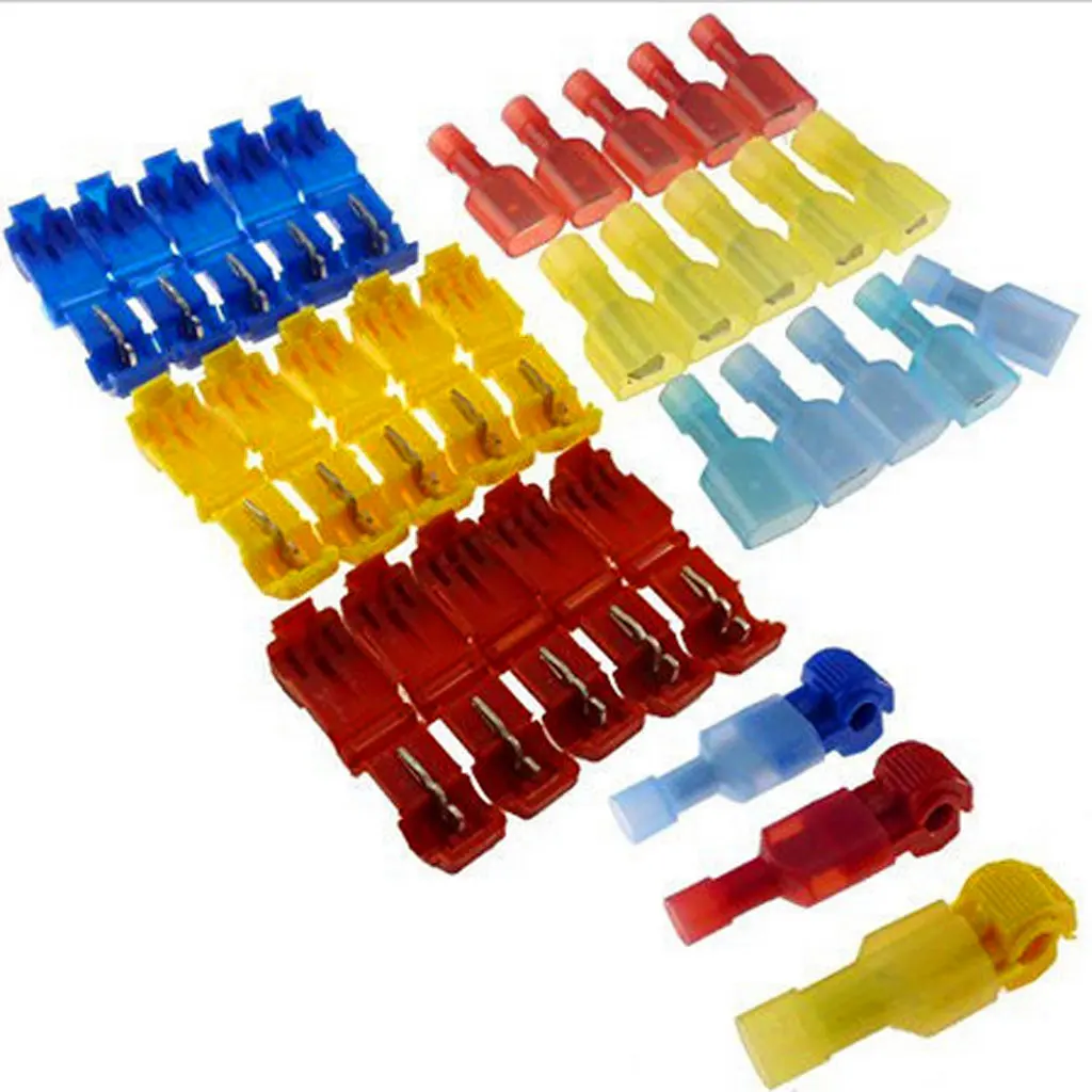 120pcs Female/Male Insulated Quick Disconnect Wire Terminals Connectors 120pcs Female/Male Insulated Quick Disconnect Wire Terminals Connectors