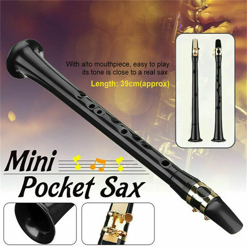 11 Holes 1PCS ABS Mini Sax Pocket Saxophone Simple Key C Musical Instrument Accurate Tone Easy To Play Child Music Learning Sax
11 Holes 1PCS ABS Mini Sax Pocket Saxophone Simple Key C Musical Instrument Accurate Tone Easy To Play Child Music Learning Sax