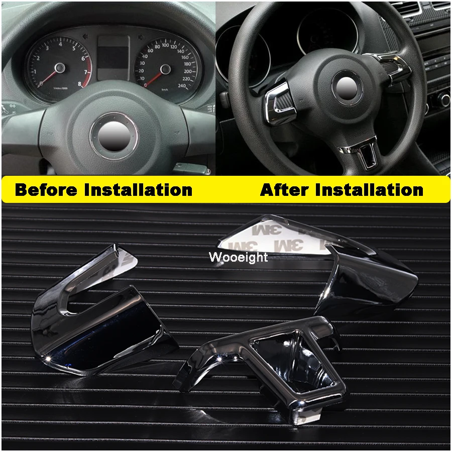 Car Styling Steering Wheel Sticker Trim Cover For Volkswagen VW Golf 6 MK6 Polo Bora Sagitar Jetta ABS Chrome
Car Styling Steering Wheel Sticker Trim Cover For Volkswagen VW Golf 6 MK6 Polo Bora Sagitar Jetta ABS Chrome