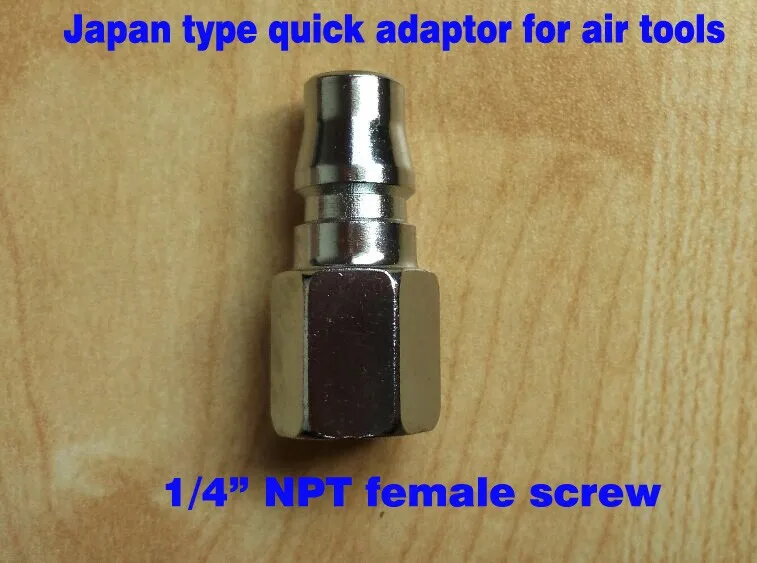 50pcs/lot 1/4" NPT female thread Japan type Pneumatic Air Hose Quick Coupler Japanese type air tools quick adaptor
50pcs/lot 1/4" NPT female thread Japan type Pneumatic Air Hose Quick Coupler Japanese type air tools quick adaptor