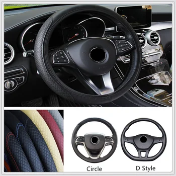 DIY Leather Car Steering wheel Cover Anti-Slip for Renault Sand-up Ondelios Thalia Nepta Altica Z17 Vel Modus Egeus 20
DIY Leather Car Steering wheel Cover Anti-Slip for Renault Sand-up Ondelios Thalia Nepta Altica Z17 Vel Modus Egeus 20
