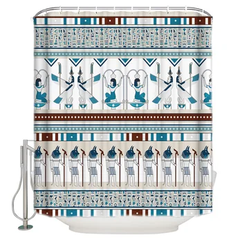 Egyptian Civilization Vintage Religion Mystery Waterproof Shower Curtain Bathroom Decor Sets with Hooks
Egyptian Civilization Vintage Religion Mystery Waterproof Shower Curtain Bathroom Decor Sets with Hooks