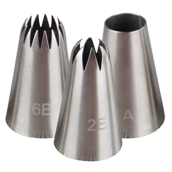 3 Pcs/set Icing Piping Pastry Nozzle Tips Baking Tools Cream Cake Decorating Set Stainless Steel Nozzles Cupcake
3 Pcs/set Icing Piping Pastry Nozzle Tips Baking Tools Cream Cake Decorating Set Stainless Steel Nozzles Cupcake