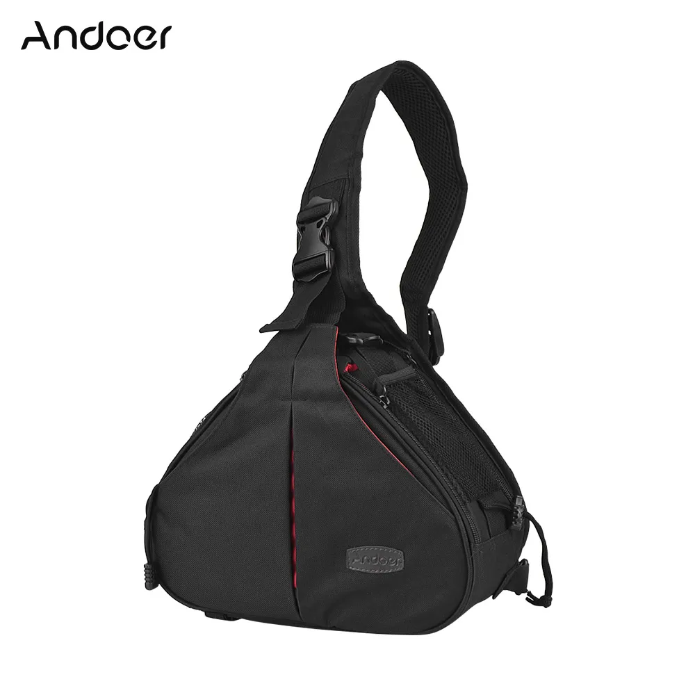 Andoer K1 Triangle DSLR Camera Bag Cross Sling Carry Case Shockproof Waterproof with Tripod Holder for Canon Nikon Sony
Andoer K1 Triangle DSLR Camera Bag Cross Sling Carry Case Shockproof Waterproof with Tripod Holder for Canon Nikon Sony