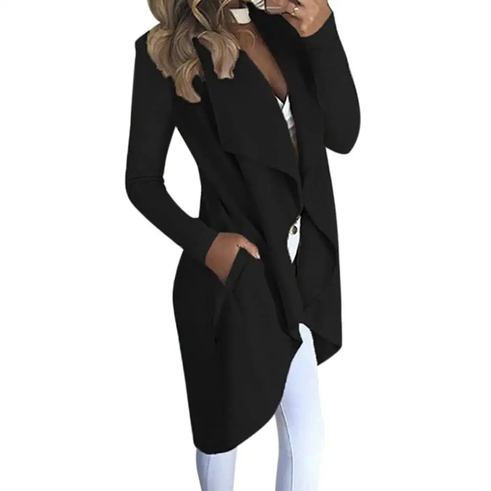 MISSKY 2019 Spring Autumn New Women Trench Lapel Collar Solid Color Long Sleeve Slim Fit Wind Coat with Pockets
MISSKY 2019 Spring Autumn New Women Trench Lapel Collar Solid Color Long Sleeve Slim Fit Wind Coat with Pockets
