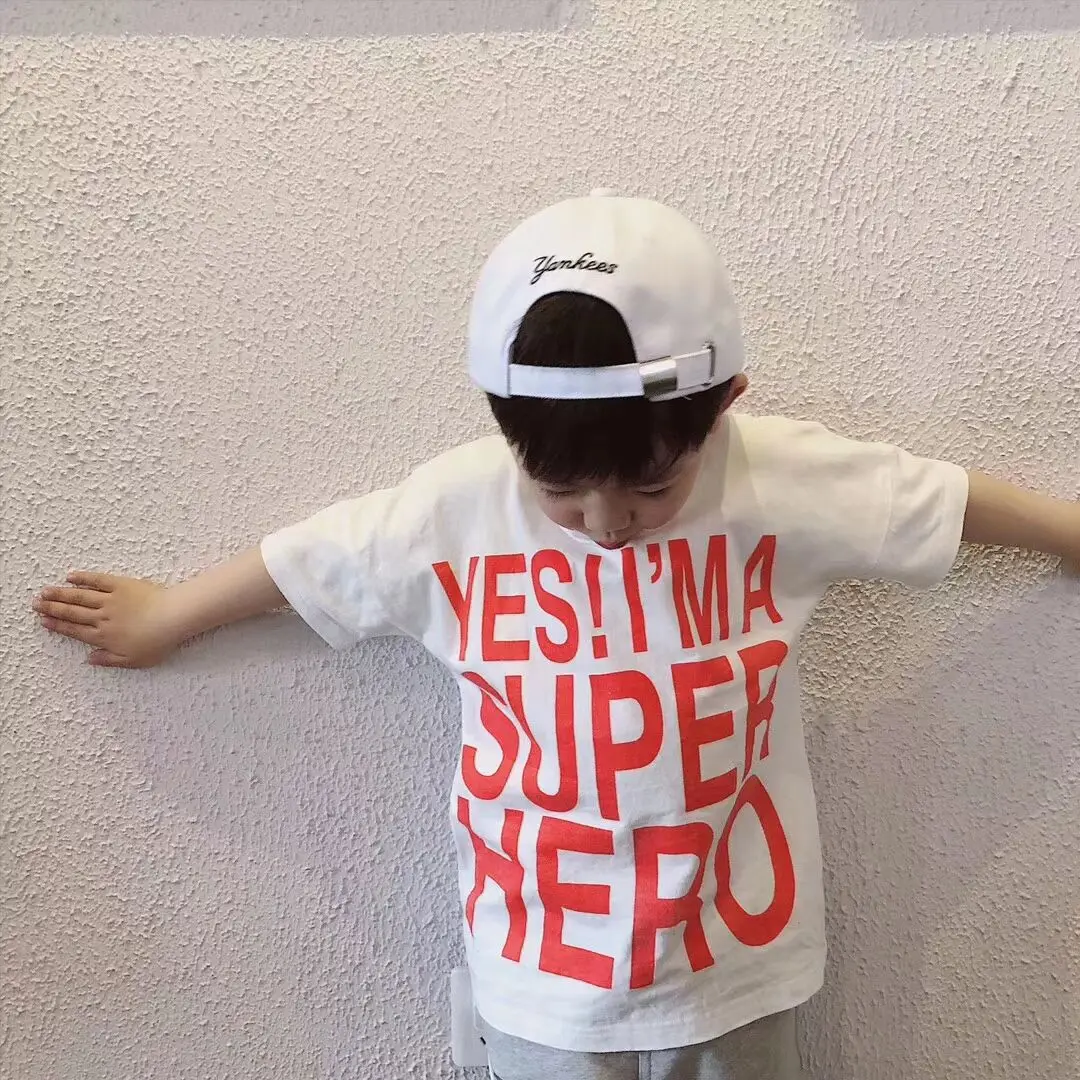 Children Print Letter T-shirt For Boys 2019 O- Neck Tees Summer Pullover Tops Boys Tees Size 2-14T PreSale in early of June
Children Print Letter T-shirt For Boys 2019 O- Neck Tees Summer Pullover Tops Boys Tees Size 2-14T PreSale in early of June