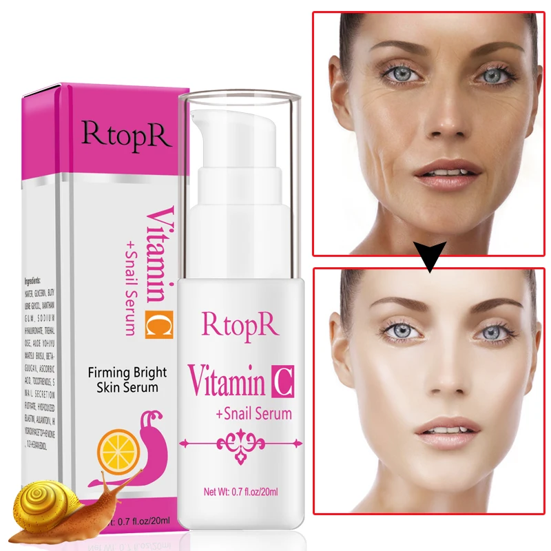 20ml Professional Vitamin C Face Skin Whitening Essence Moisturizing Anti Wrinkle Serum Face Snail Essence Skin Treatment TSLM2
20ml Professional Vitamin C Face Skin Whitening Essence Moisturizing Anti Wrinkle Serum Face Snail Essence Skin Treatment TSLM2