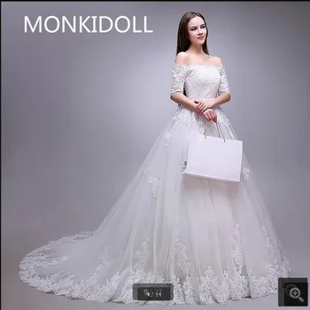 New arrival ball gown 2017 wedding dress sexy off the shoulder with sashes wedding gowns court train corset bride dresses
New arrival ball gown 2017 wedding dress sexy off the shoulder with sashes wedding gowns court train corset bride dresses