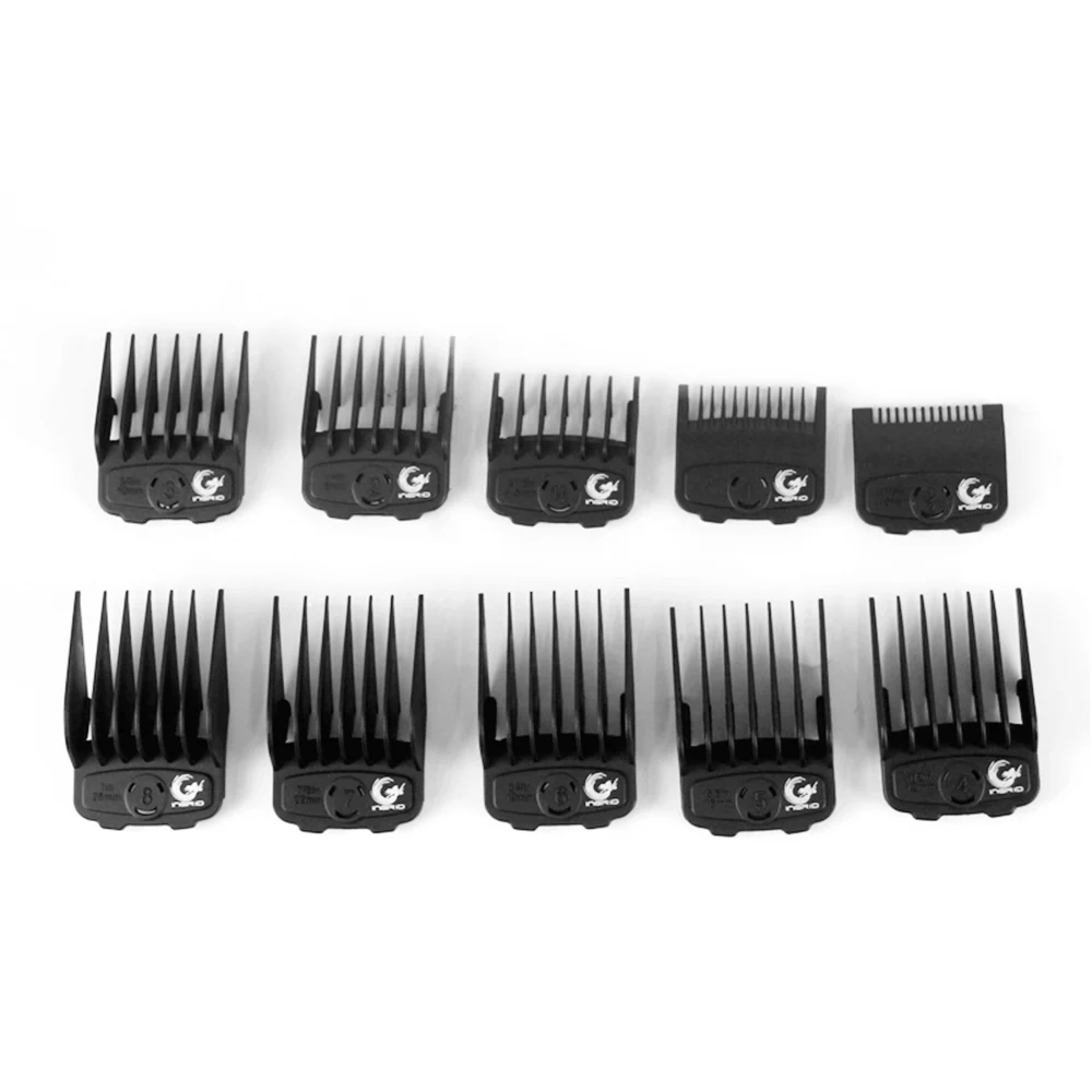10PCS Hair Clipper Limit Combs Guide Kit Hair Trimmer Guards Attachments Replacement For Hair Cutting Hairdressing
10PCS Hair Clipper Limit Combs Guide Kit Hair Trimmer Guards Attachments Replacement For Hair Cutting Hairdressing