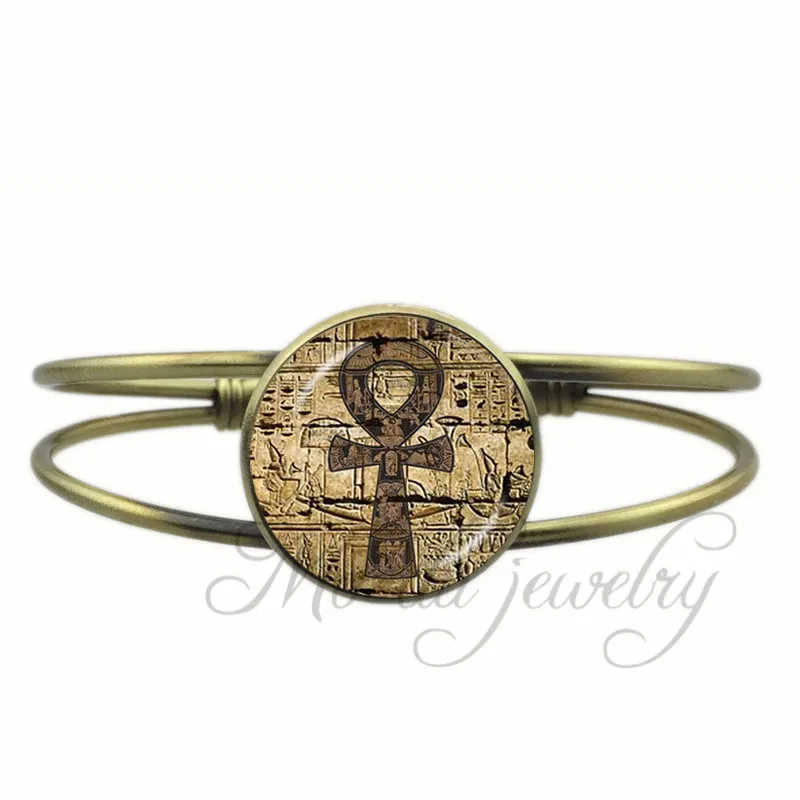 Drop Shipping Ancient Egypt Ankh Open Cuff Bangle Occult Magic Ancient Egypt Bracelet Esoteric Egyptian Bangles Charms Jewelry
Drop Shipping Ancient Egypt Ankh Open Cuff Bangle Occult Magic Ancient Egypt Bracelet Esoteric Egyptian Bangles Charms Jewelry