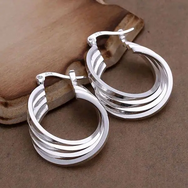 Hot Sale!!Free Shipping 925-sterling-silver Earring,Fashion Sterling-Silver-Jewelry Four Ring Earrings SMTE157
Hot Sale!!Free Shipping 925-sterling-silver Earring,Fashion Sterling-Silver-Jewelry Four Ring Earrings SMTE157