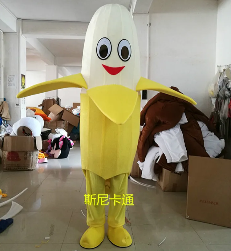 New Quality Adult Size Banana Mascot Costume Fruit War Mascot for Halloween Party Costumes Festival Carnival Cartoon Mascot
New Quality Adult Size Banana Mascot Costume Fruit War Mascot for Halloween Party Costumes Festival Carnival Cartoon Mascot