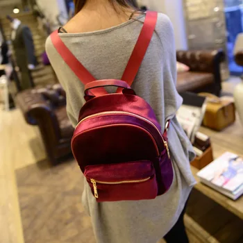 Fashion Women Velvet Backpacks Pleuche Casual Style Girls Mochila Zipper Bags AB@W Women bag
Fashion Women Velvet Backpacks Pleuche Casual Style Girls Mochila Zipper Bags AB@W Women bag