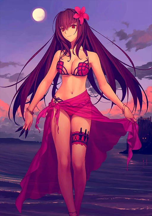 New Clothes Fate Grand Order Scathach Summer Suit Sexy Bikini Cosplay Costume High Quality Highly Reductive Full Set Dresses
New Clothes Fate Grand Order Scathach Summer Suit Sexy Bikini Cosplay Costume High Quality Highly Reductive Full Set Dresses