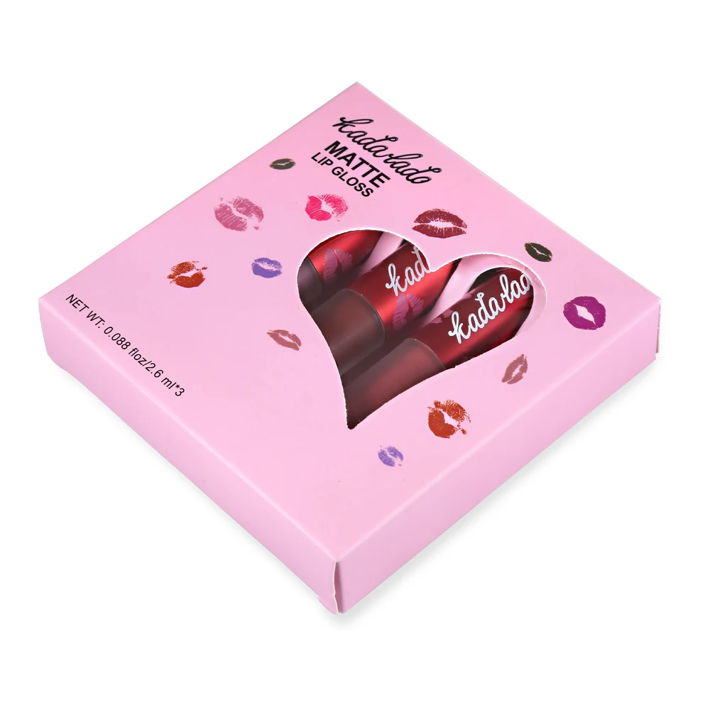 Kadalado 3pcs/set Nude Matte Liquid Lipstick Set Waterproof Red Velvet Lip Gloss Mate Lipgloss Makeup Cosmetics Lip Stick +
Kadalado 3pcs/set Nude Matte Liquid Lipstick Set Waterproof Red Velvet Lip Gloss Mate Lipgloss Makeup Cosmetics Lip Stick +