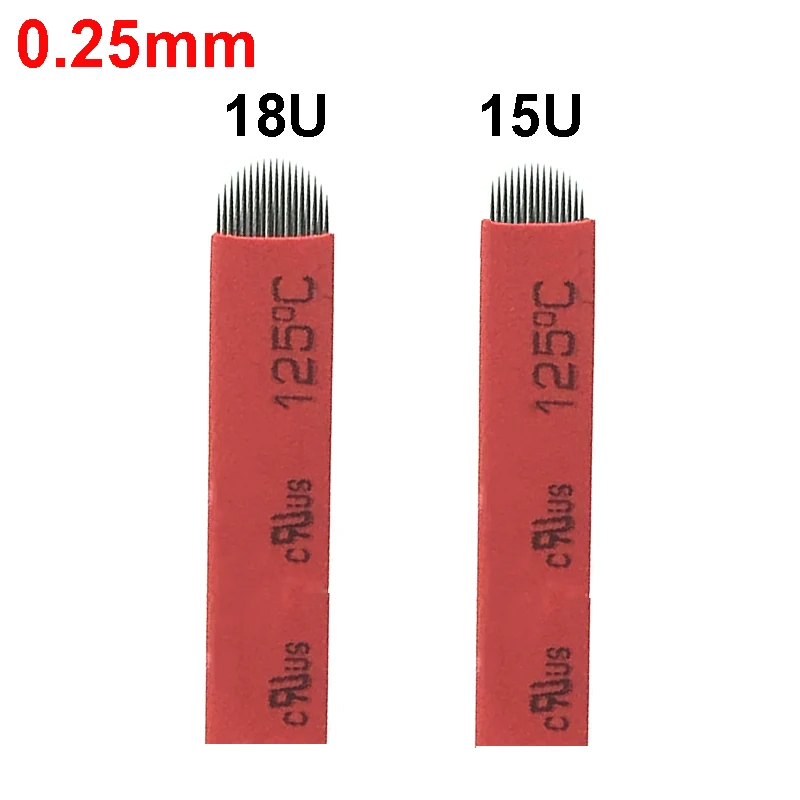 0.25mm Red flex 15/18 U Shape Microblading Needles Tebori Microblading Blades For Permannet Manual Tattoo Pen
0.25mm Red flex 15/18 U Shape Microblading Needles Tebori Microblading Blades For Permannet Manual Tattoo Pen