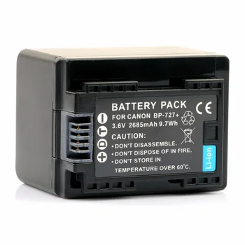 LANFULANG BP-727 BP 727 Fully Decoded Replacement Li-ion Battery for Canon LEGRIA HF R57 R306 R406 R506
LANFULANG BP-727 BP 727 Fully Decoded Replacement Li-ion Battery for Canon LEGRIA HF R57 R306 R406 R506