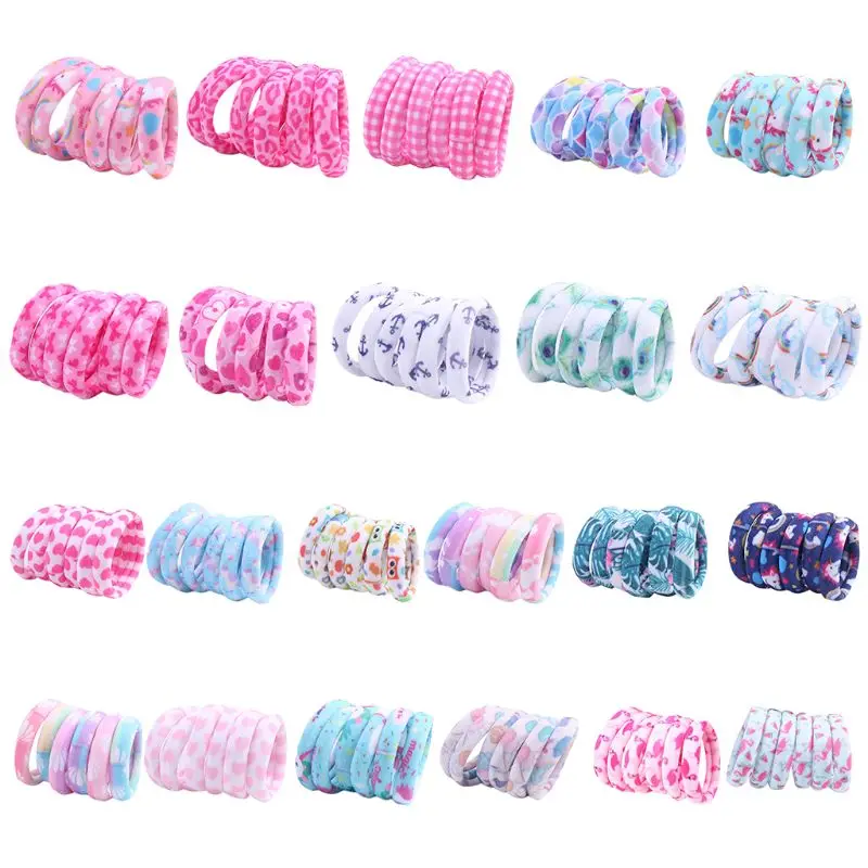 6Pcs/Set Women Girls Summer Fantasy Pink Rubber Band Colored Flamingo Rainbow Printed Thicken Towel Ponytail Holder Headband Tie
6Pcs/Set Women Girls Summer Fantasy Pink Rubber Band Colored Flamingo Rainbow Printed Thicken Towel Ponytail Holder Headband Tie