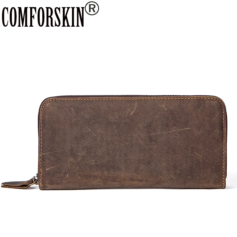 COMFORSKIN Billetera Masculina Genuine Crazy Horse Leather 100% Guaranteed Vintage Business Men Wallets Hot Designer Man Purses
COMFORSKIN Billetera Masculina Genuine Crazy Horse Leather 100% Guaranteed Vintage Business Men Wallets Hot Designer Man Purses