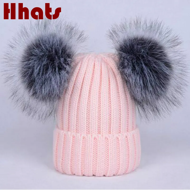 double faux fox fur pompom winter hat cap fashion solid bobble knitted bonnet parent-child two fur pom pom ball skullies beanies
double faux fox fur pompom winter hat cap fashion solid bobble knitted bonnet parent-child two fur pom pom ball skullies beanies