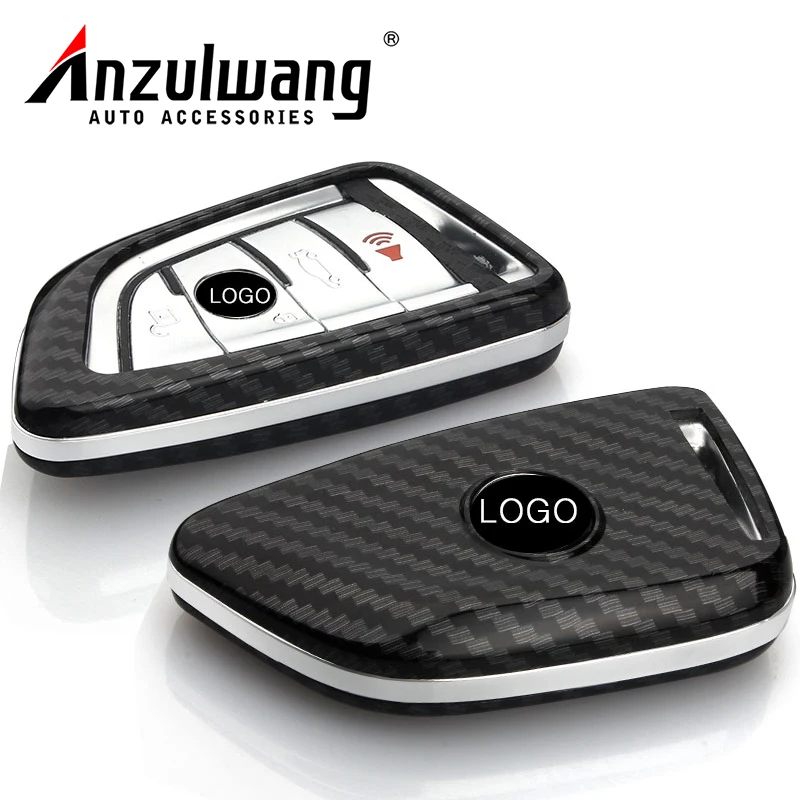 ANZULWANG Black Car Key Cover Case Carbon Fiber Shell Knife Edge Style For BMW X5/X6/X1/X3/5 Series Simple Design Car Key Chain
ANZULWANG Black Car Key Cover Case Carbon Fiber Shell Knife Edge Style For BMW X5/X6/X1/X3/5 Series Simple Design Car Key Chain