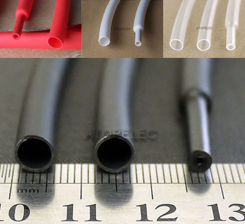 4mm Diameter Adhesive Lined 4:1 Heat Shrink Tubing Dual-wall Waterproof ROHS Black/Red/White/Clear
4mm Diameter Adhesive Lined 4:1 Heat Shrink Tubing Dual-wall Waterproof ROHS Black/Red/White/Clear