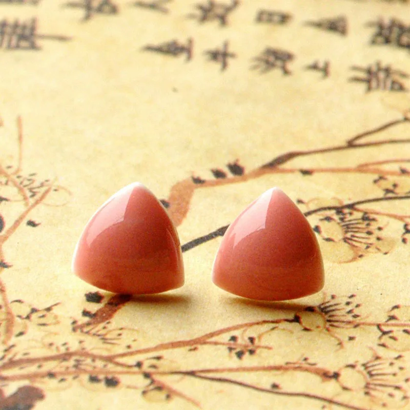 Ceramic Earrings Triangle Stud Earring For Women Men Chinaware Ear Accessories Ethnic Simple Piercing Jewelry Pendientes
Ceramic Earrings Triangle Stud Earring For Women Men Chinaware Ear Accessories Ethnic Simple Piercing Jewelry Pendientes